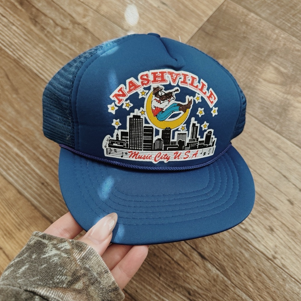 🌵SOLD🌵NASHVILLE Vintage Trucker Hat